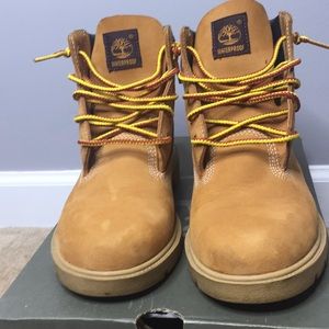 Timberland construction boots